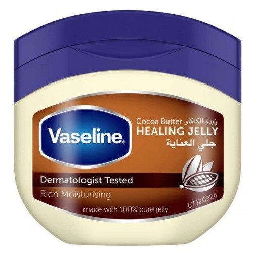 Vaseline Moisturizing Petroleum Jelly, for dry skin, Cocoa Butter, to heal dry and damaged skin, 450ml Vaseline Moisturizing Petroleum Jelly, for dry skin, Cocoa Butter, to heal dry and damaged skin, 450ml