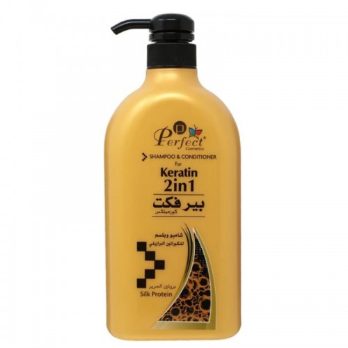 Perfect Cosmetics Keratin Shampoo & Conditioner 1000 ml Perfect Cosmetics Keratin Shampoo & Conditioner 1000 ml