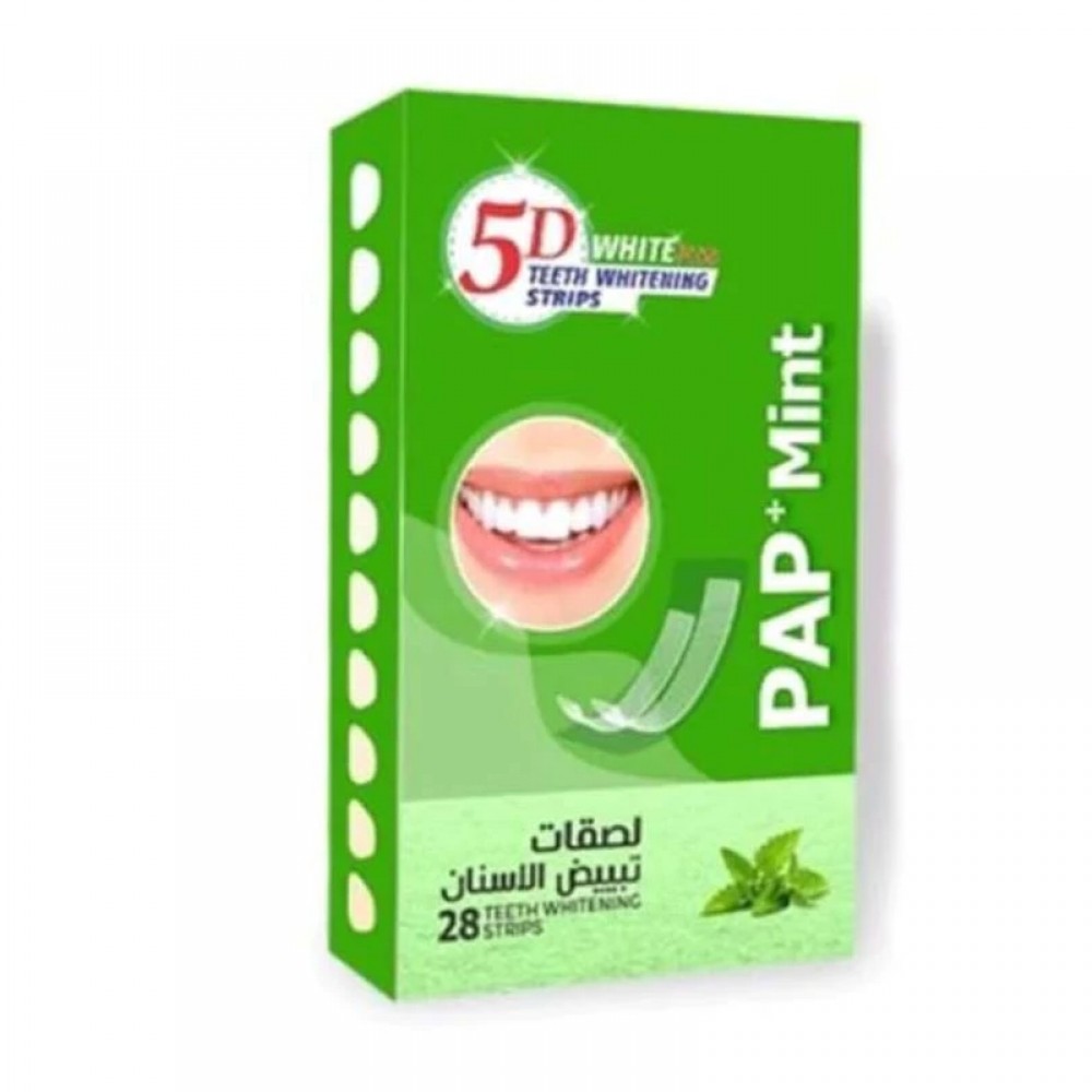 5D White Plus Teeth Whitening Patches Mint Flavor - 28 Patches