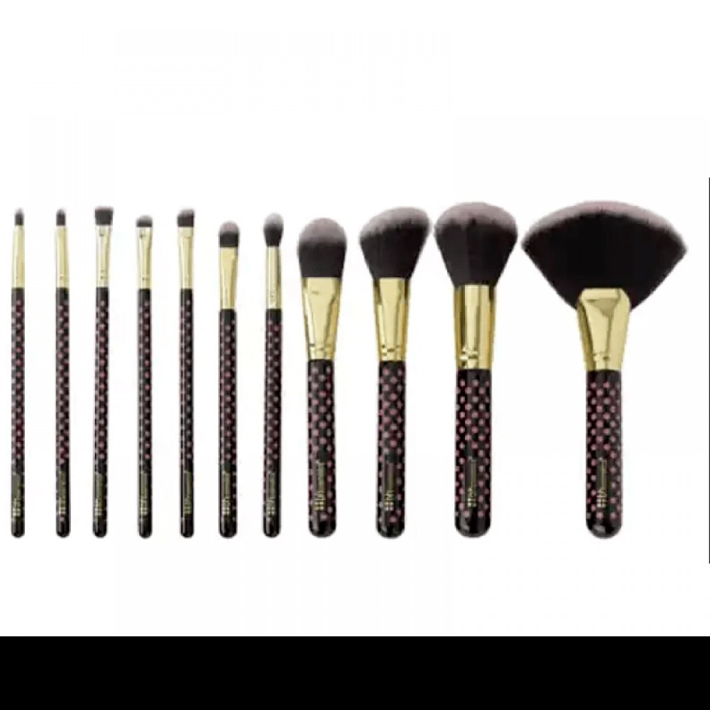 BH Cosmetics Pink Dot Collection Brush Set 11 Piece