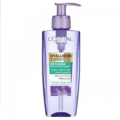 L’Oréal Paris Hyaluron Expert Oil Control Deep Cleansing Gel With Hyaluronic Acid - 200ml L’Oréal Paris Hyaluron Expert Oil Control Deep Cleansing Gel With Hyaluronic Acid - 200ml