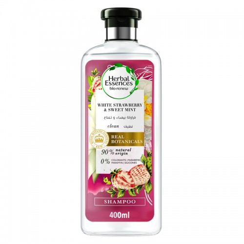 Herbal Essences Shampoo with White Strawberry & Sweet Mint - 400 ml