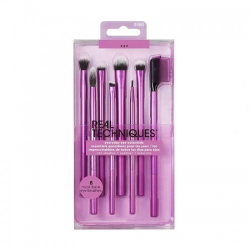 Real Techniques Everyday Eye Essentials Brush Set - 8 Pieces Real Techniques Everyday Eye Essentials Brush Set - 8 Pieces