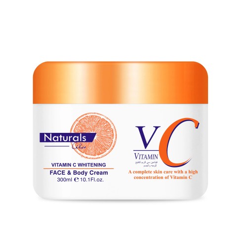 Naturals Vitamin C Whitening Face @ Body cream 300 mil Naturals Vitamin C Whitening Face @ Body cream 300 mil