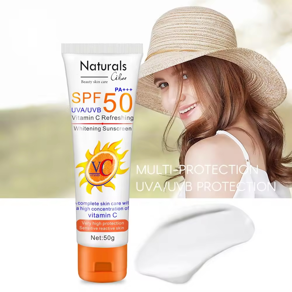 كريم واقي شمس مع فيتامين سي 50 جرم بعامل حمايه 50SPF