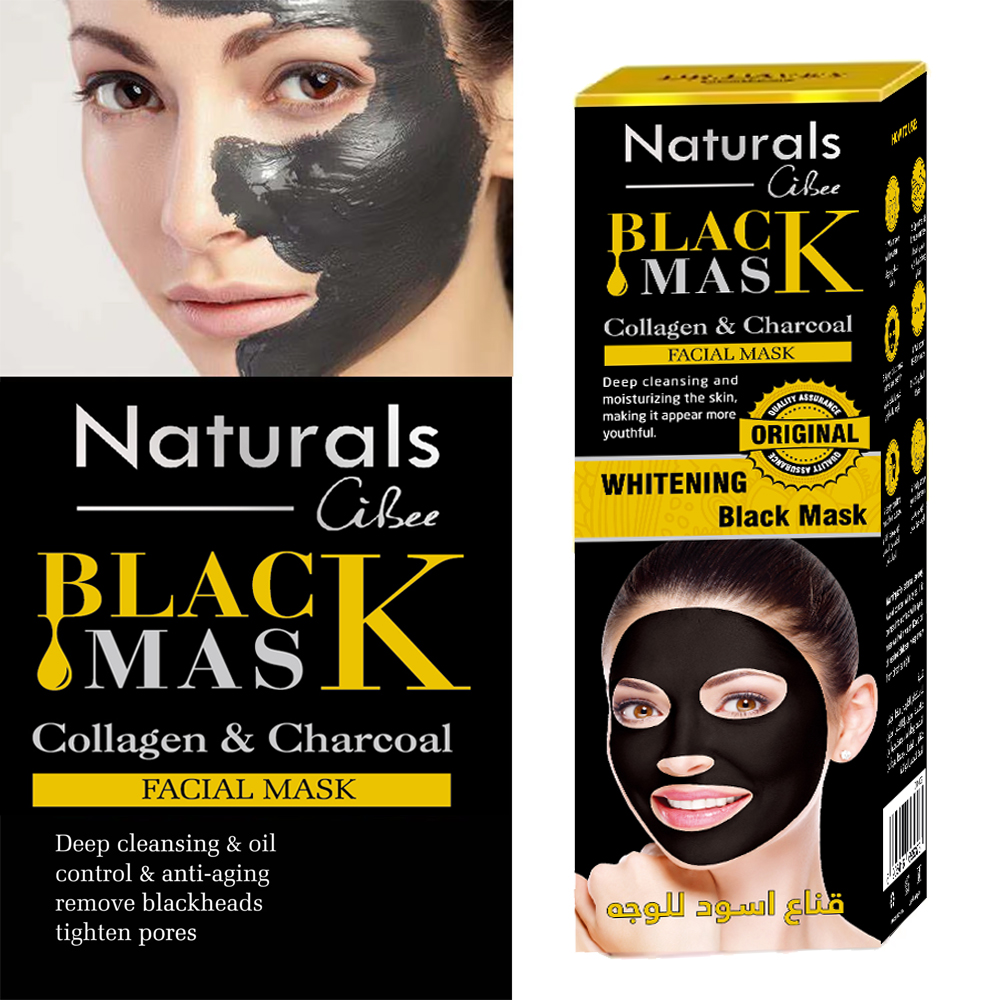 Naturals Black Mask Collagen @ Charcoal 120gm