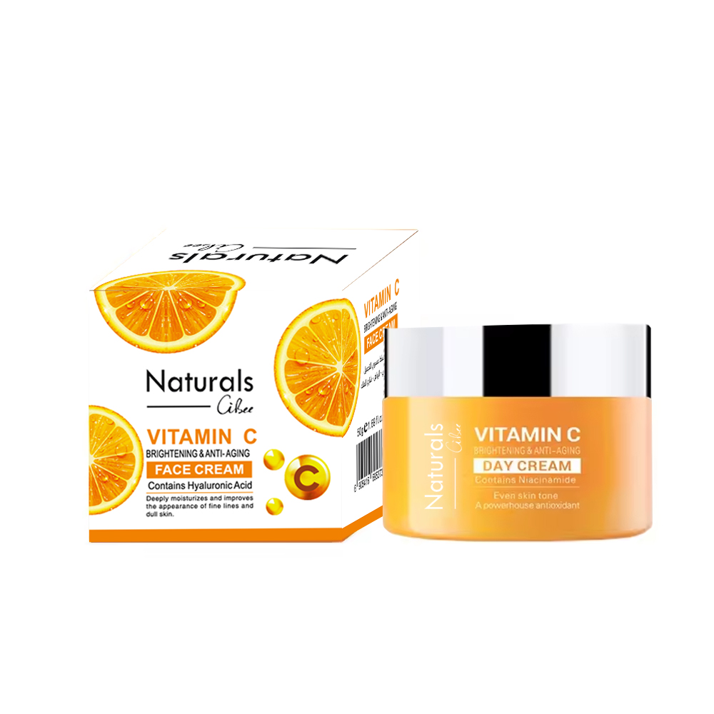 Natural Vitamin C Cream to lighten and moisturize the skin 50 grams