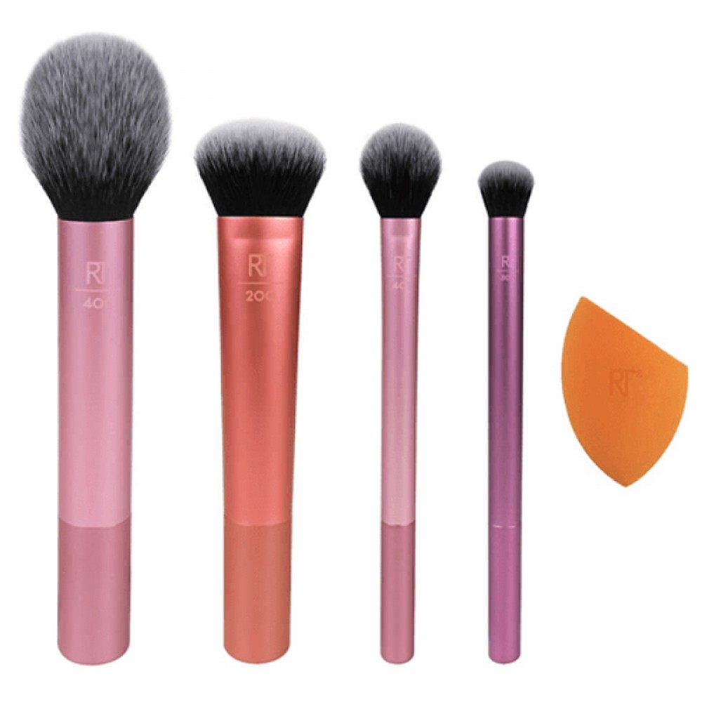 Real Techniques by Samantha Chapman Everyday Essentials Brush Set - 5 Pieces