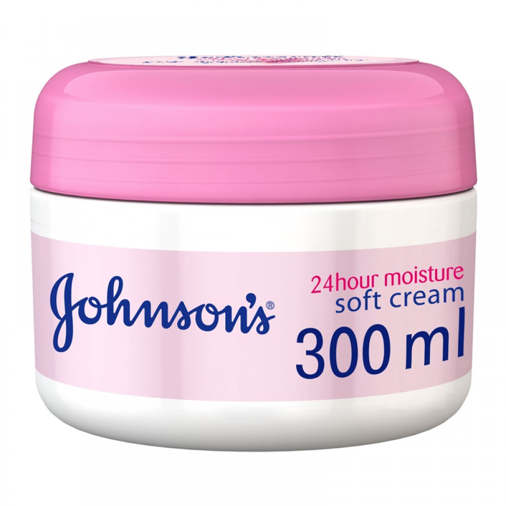 Johnson’S Body Cream, 24 Hour Moisture, Soft, 300Ml