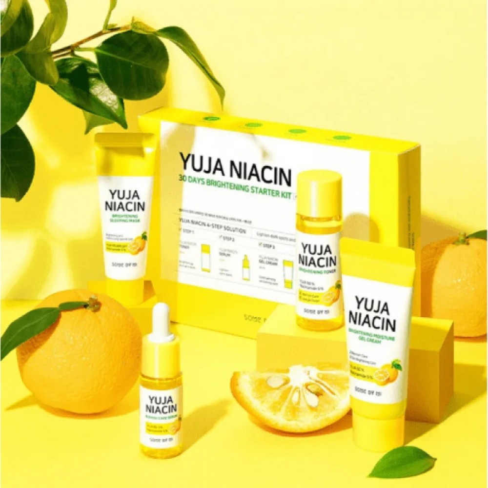 Some By Mi Yuja Niacin 30 Days Brightening Starter Kit - 4 Pieces