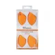 Real Techniques Miracle Complexion Sponge Set, Orange, 4 Pieces