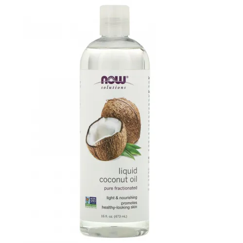 Now Solutions Liquid Coconut Oil - 473ml