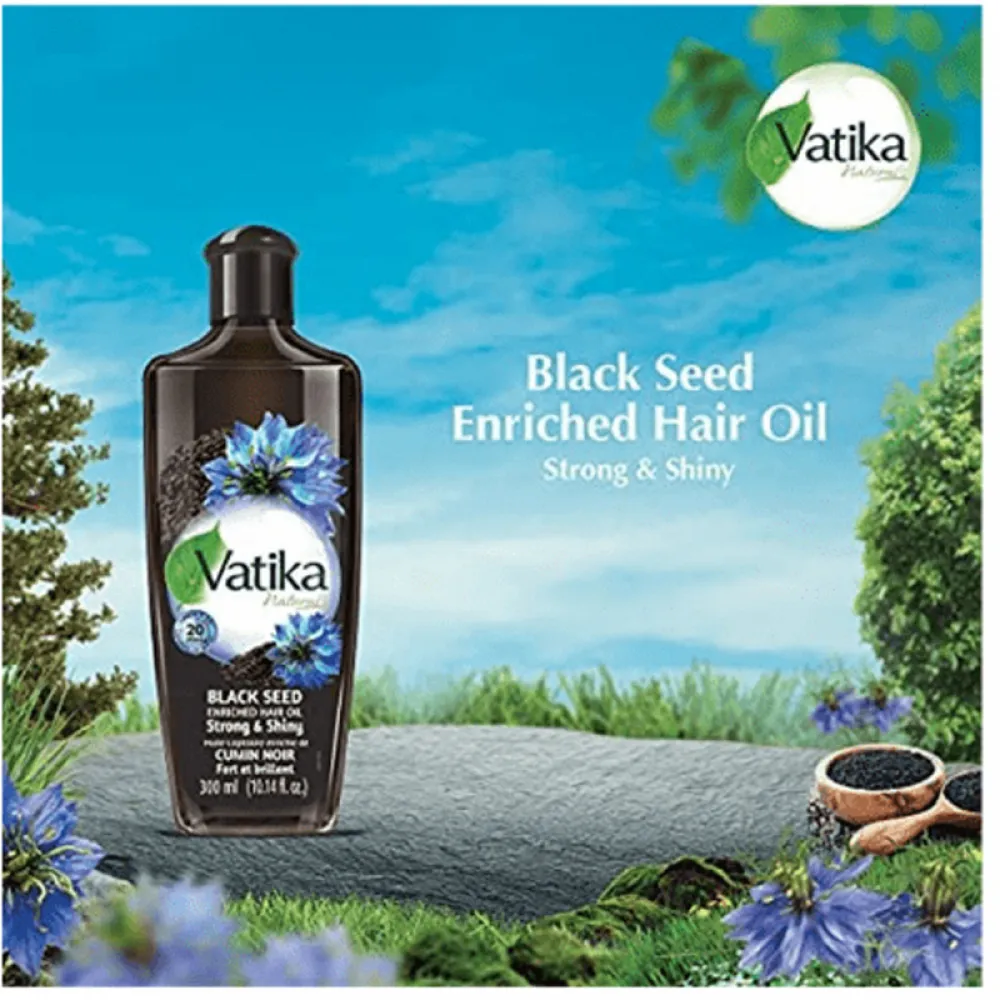 Vatika Black Seed Enriched Hair Oil - 300ml