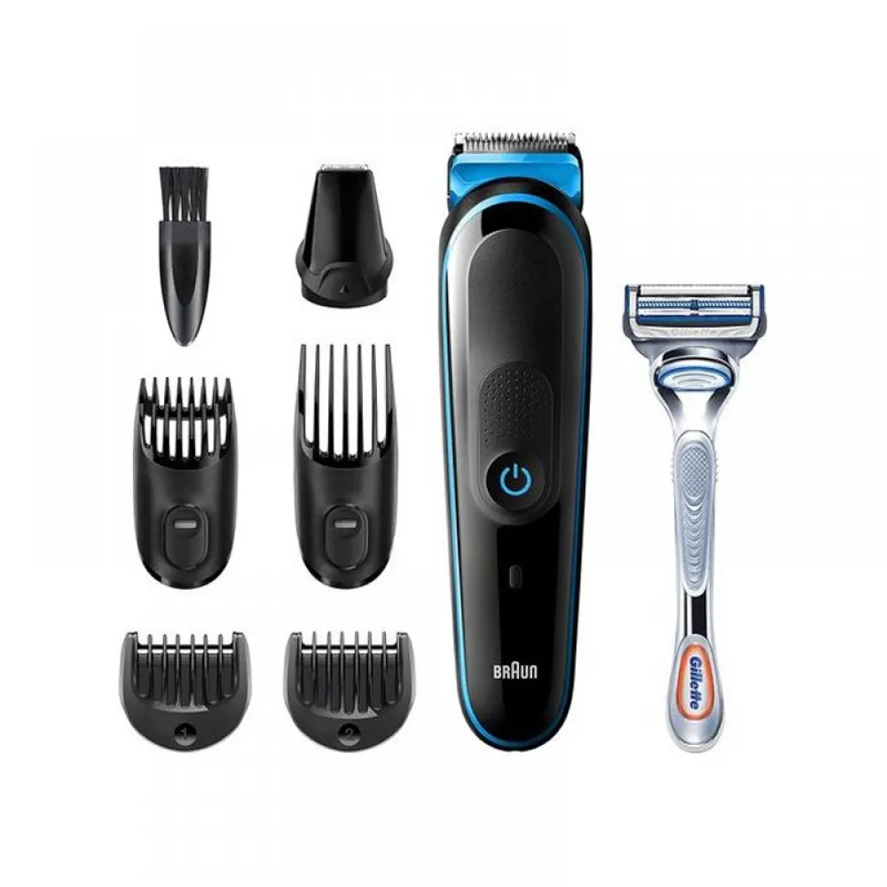 Braun 7-in-1, All-in-One Trimmer, Beard Trimmer and Hair Clipper, Black
