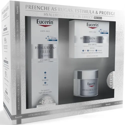 Eucerin Box Hyaluron Filler Day Cream Dry Skin + Free Night Cream