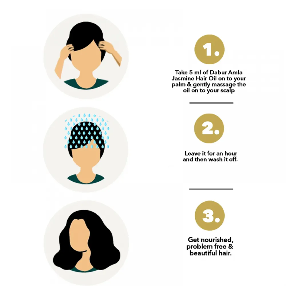 Dabur Amla Jasmine Hair Oil - 300ml