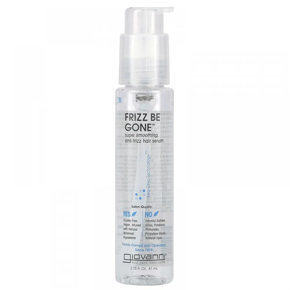 Giovanni, Frizz Be Gone, Super Smoothing, Anti-Frizz Hair Serum, 2.75 fl oz (81 ml)