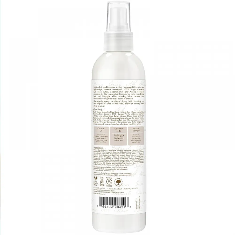 SheaMoisture 100% Virgin Coconut Oil Leave In Conditioner - 8 fl oz