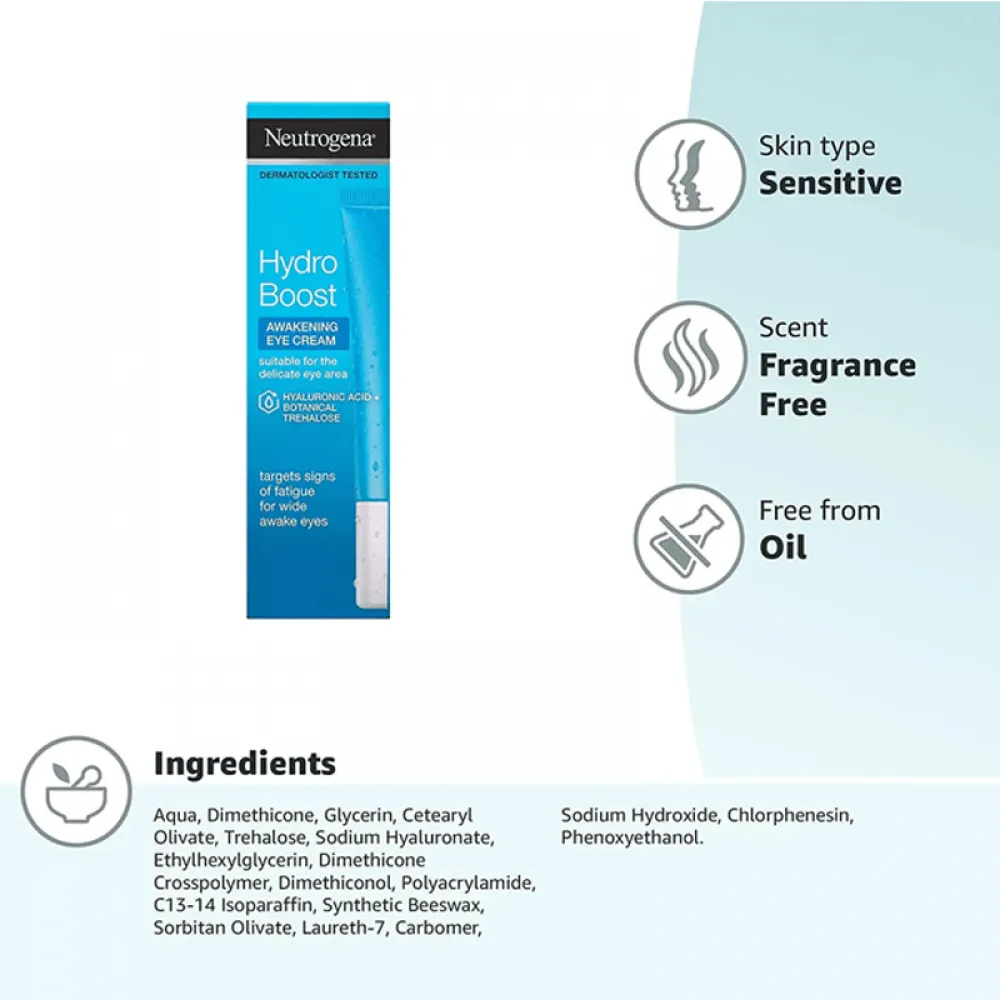 Neutrogena Hydro Boost Eye Cream - 15 ml