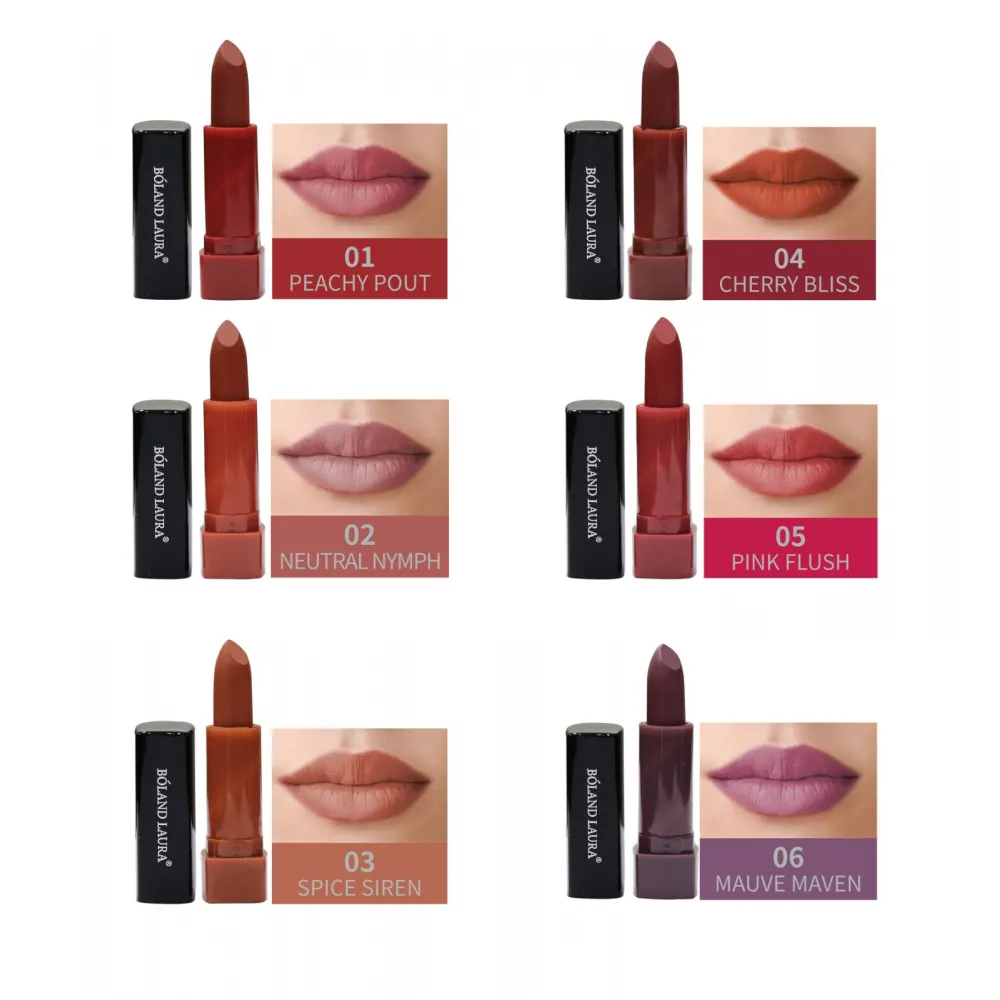 BOLAND LAURA Poland Laura 24-Hour Intense Matte Color Travel Set of 6 Multicolour