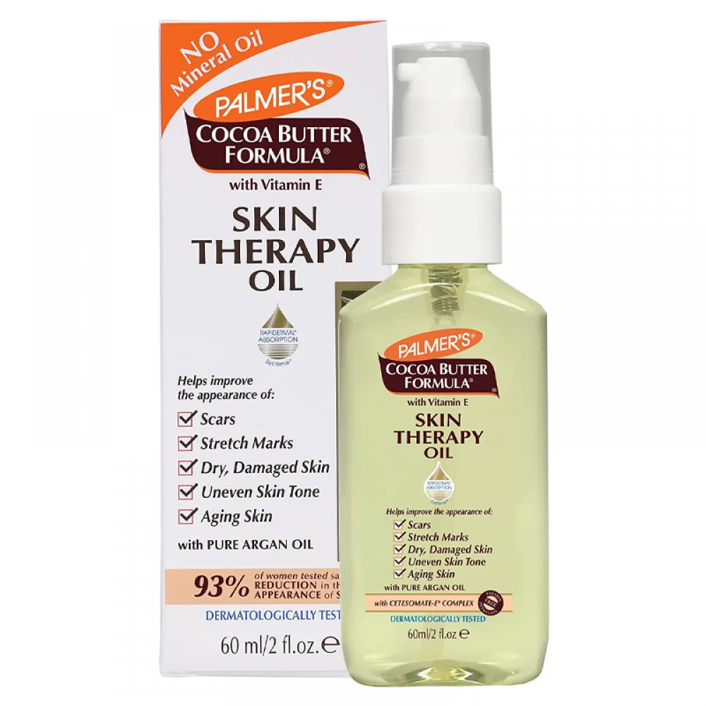 زيت لعلاج البشرة بزبدة الكاكاو وفيتامين إي من بالمرز - 60 مل