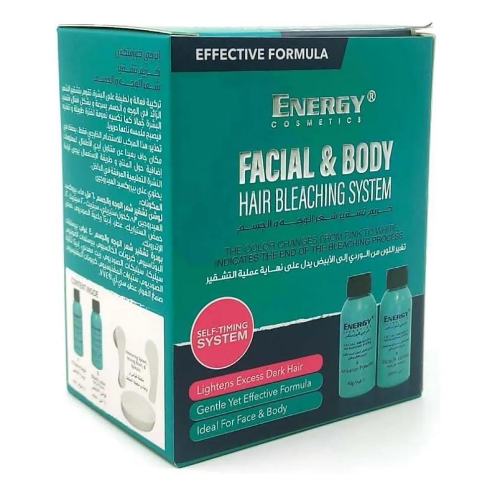 كريم تشقير شعر الوجه والجسم من انرجي كوزمتكس