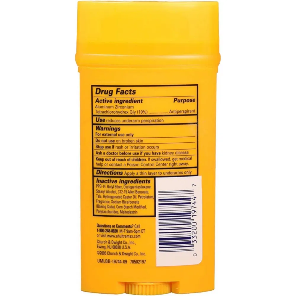 Arm & Hammer Ultra Max Antiperspirant Deodorant Active Sport 73 g