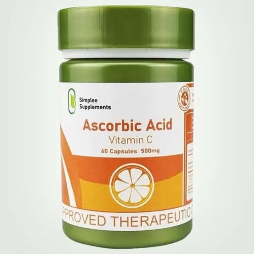 Ascorbic Acid Vitamin C 60 Capsules