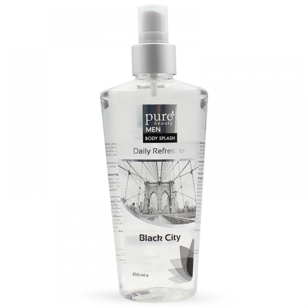 Pure Beauty Men Body Splash Black City - 250ml