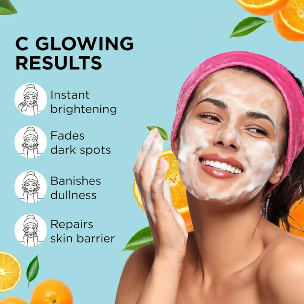 Zayn & Myza Foaming Face Wash Vitamin C with Aloe Vera & Basil 100 ml