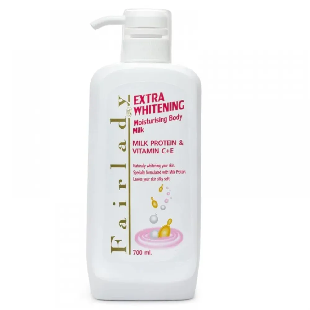 حليب الجسم اكسترا المرطب والمبيض من فيرليدي - 700 مل