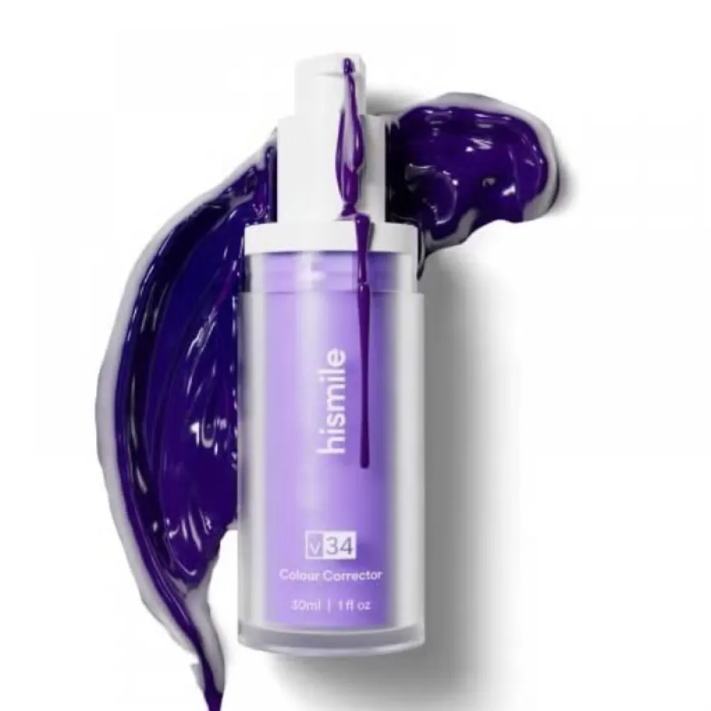 Teeth Color Corrector, Purple Teeth Brightening Toothpaste, Remove Stains, Yellow Teeth (30ml