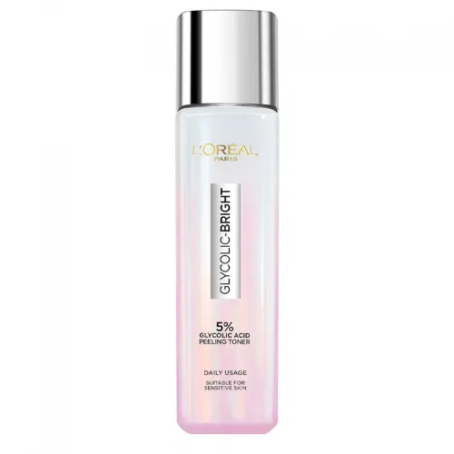 LOreal Paris Glycolic-Bright Glowing Peeling Toner - 128ml
