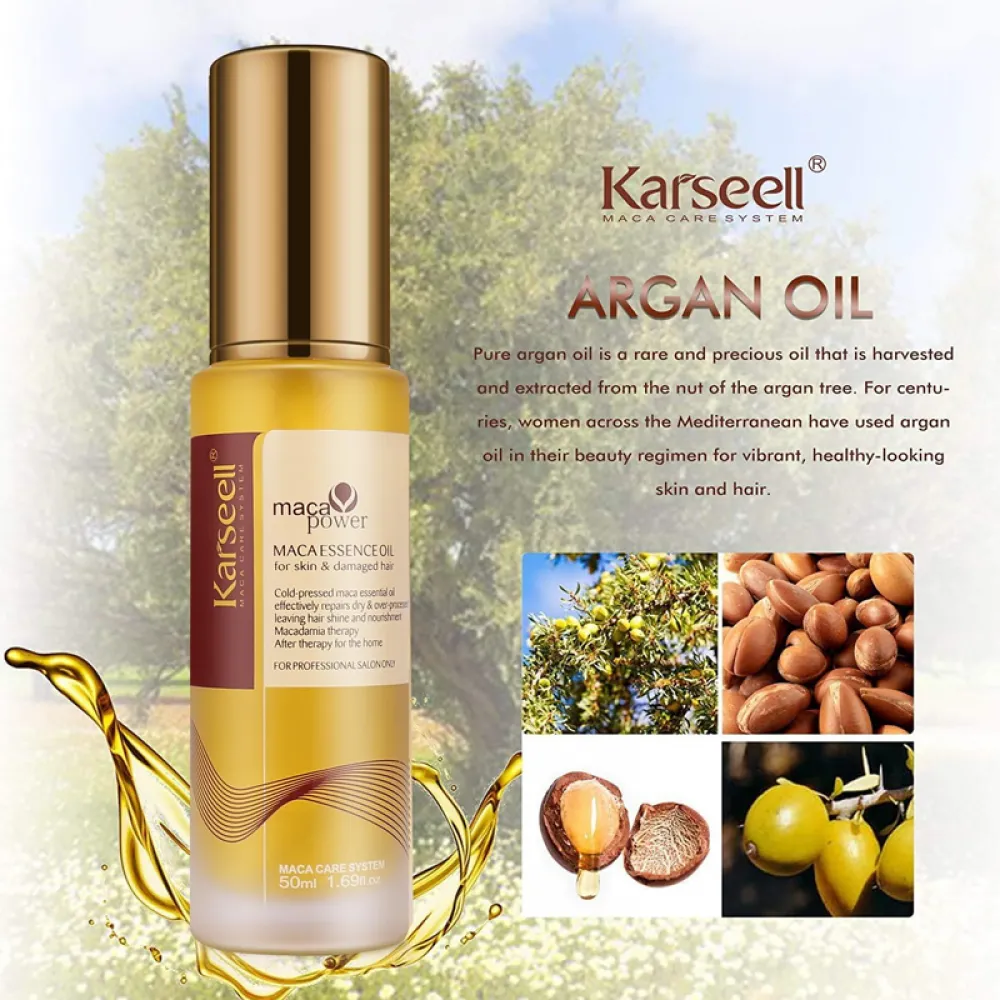 Karseell Maca Essence Oil for Body & Damaged Hair - 50ml