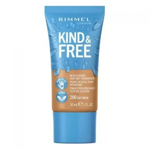 Rimmel London Kind & Free Skin Tint Foundation 200 Soft Beige - 30 Ml