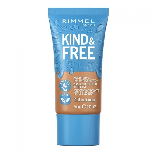 Rimmel London Kind & Free Skin Tint Foundation210 Golden Beige  - 30 Ml