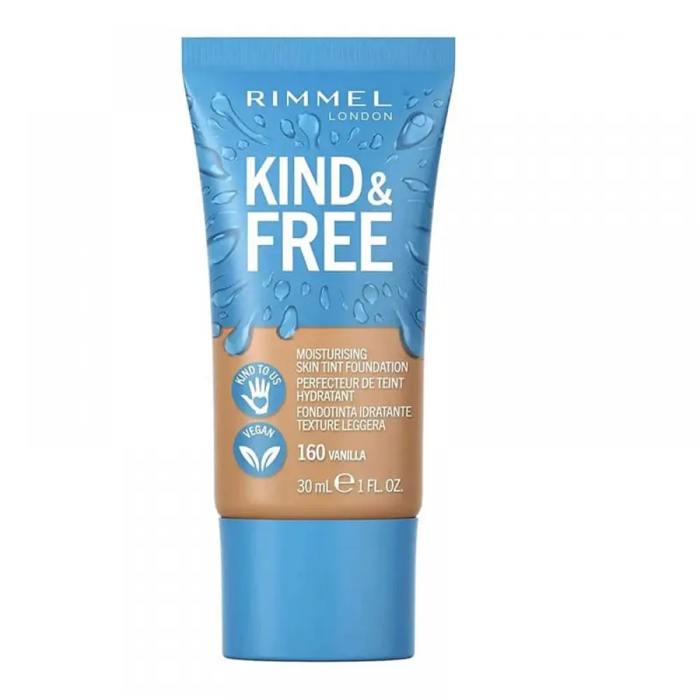 Rimmel London Kind & Free Skin Tint Foundation 160 Vanilla - 30 Ml