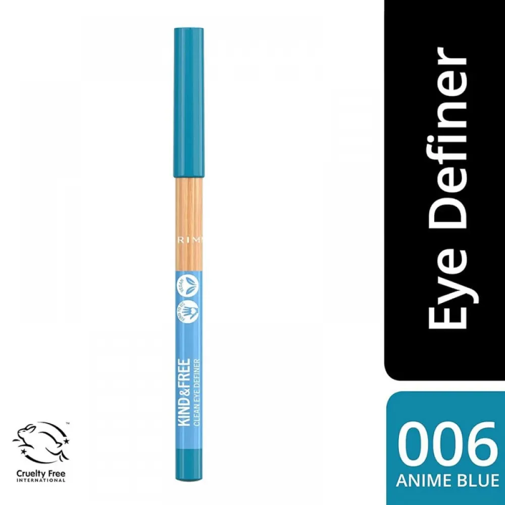 Rimmel London Kind & Free Eye Definer 006 Animal Blue 1.1 Gm
