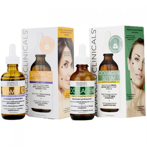 Beauty Bouquet from Advanced Clinicals: Collagen Serum with Vitamin C Serum