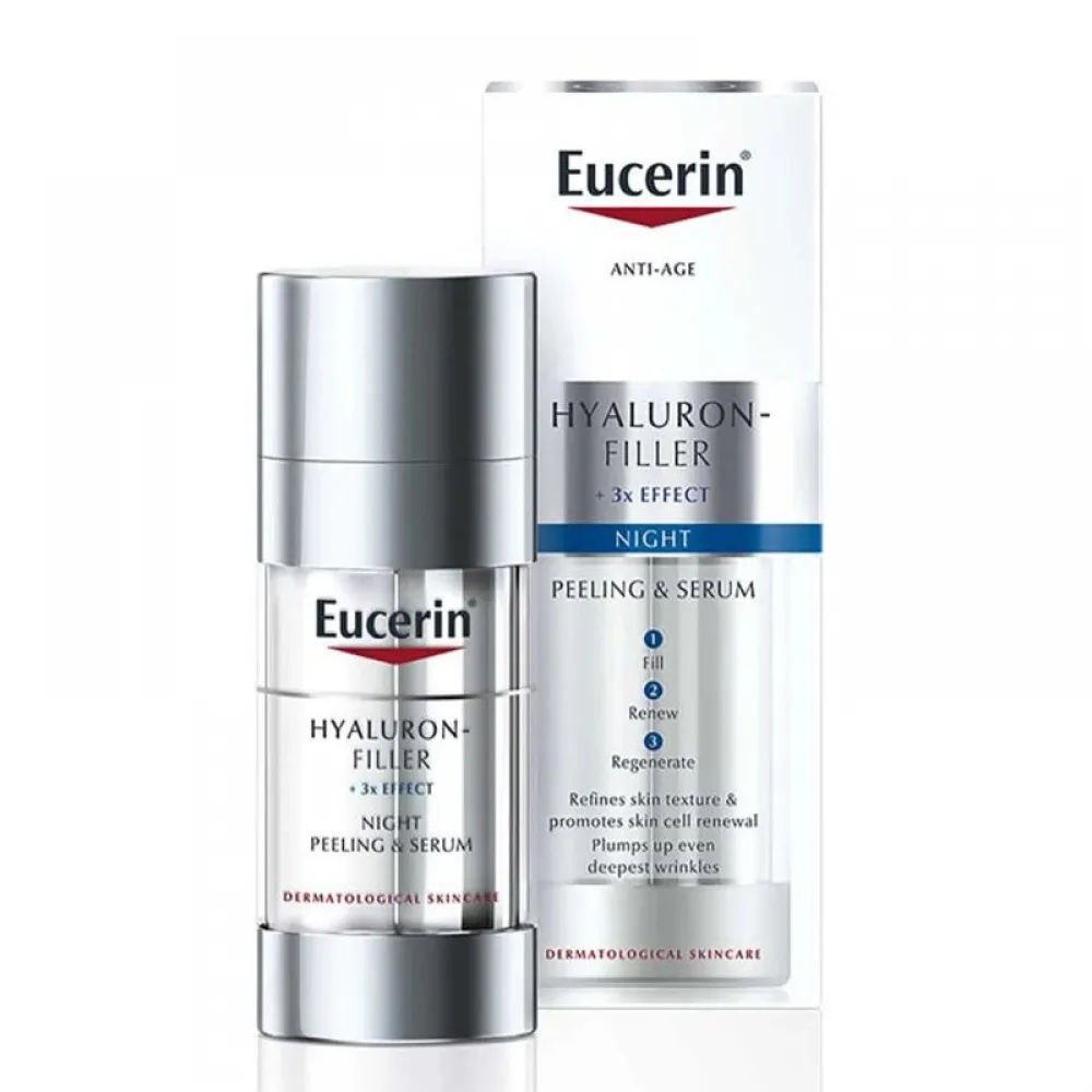 Eucerin Hyaluron Filler Night Peeling & Serum 30 ml