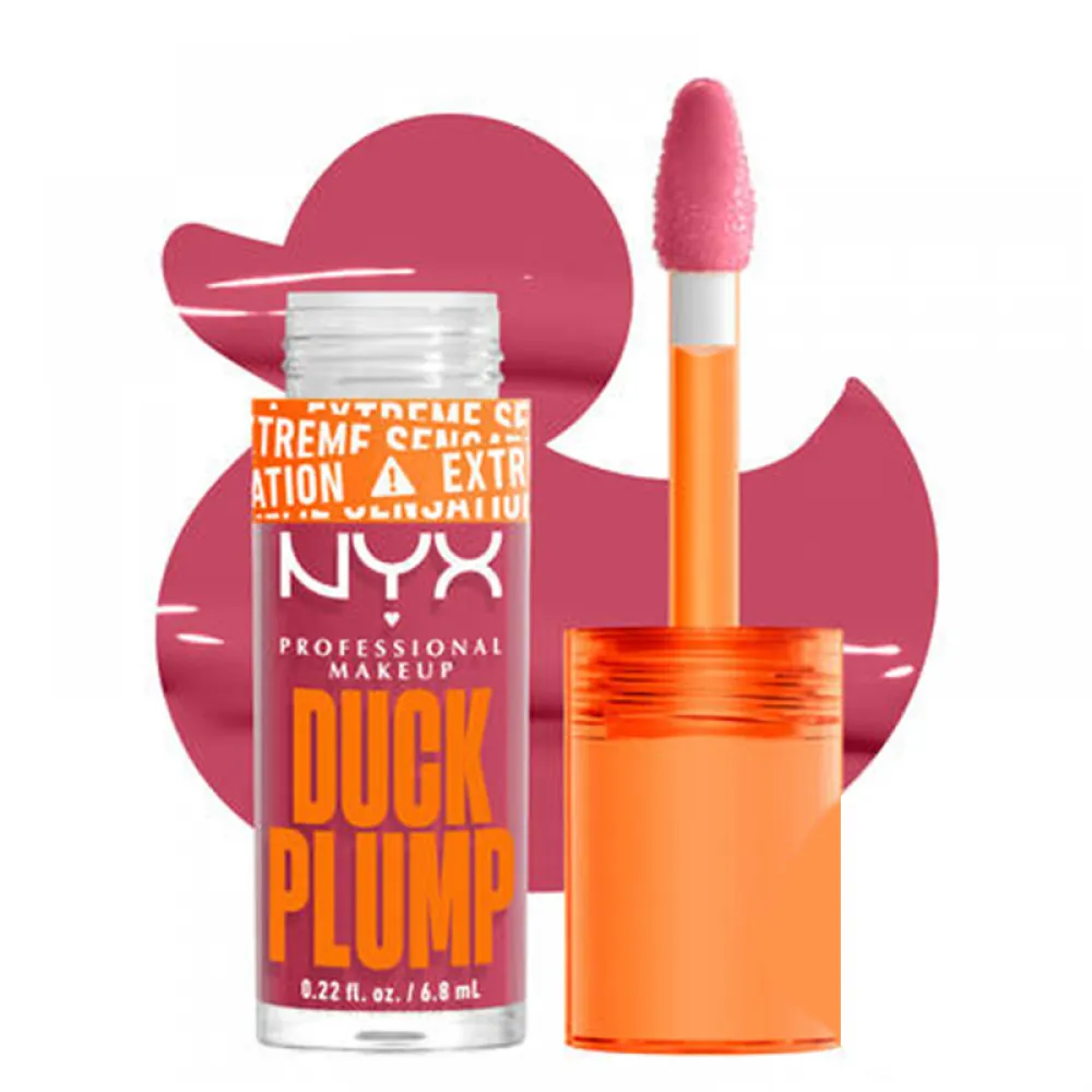 nyx - DUCK PLUMP HIGH PIGMENT PLUMPING LIP GLOSS, 09 Strick Rose 7 ml