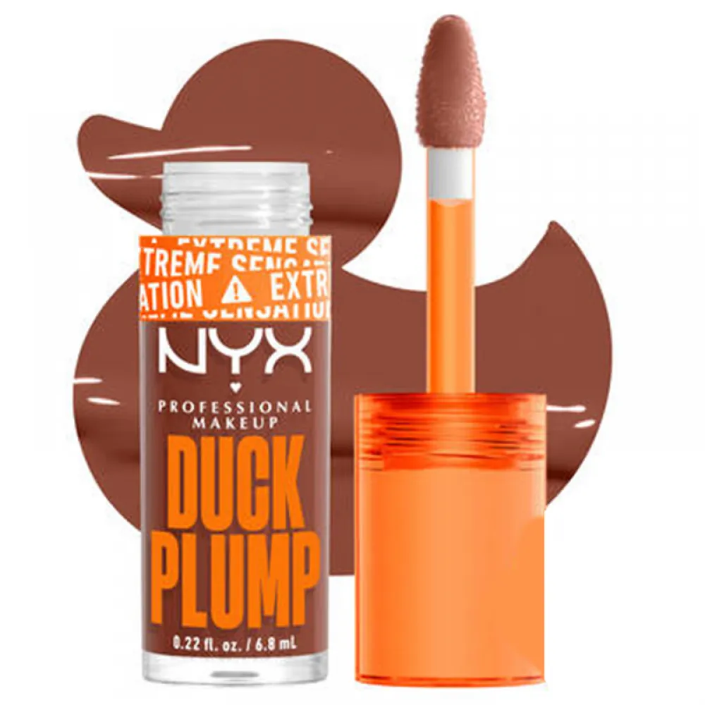nyx - DUCK PLUMP HIGH PIGMENT PLUMPING LIP GLOSS, 07 Mocha Me Crazy 7 ml