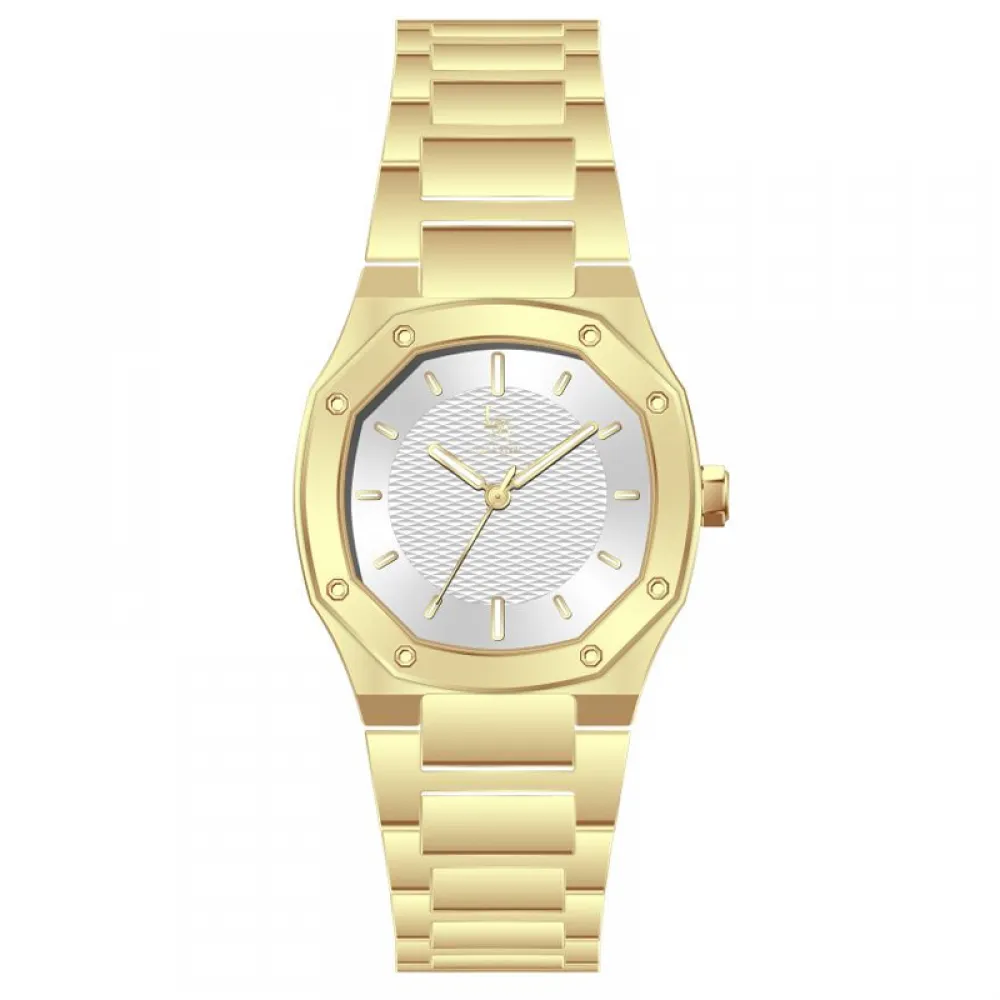 Louis Rival Men's Watch 21019 , Gold with White Dial