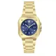 Louis Rivall Men's Watch 21017 Gold Blue Dial