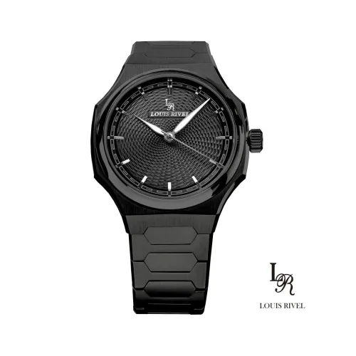 Louis Rival men's watch 1028, completely black