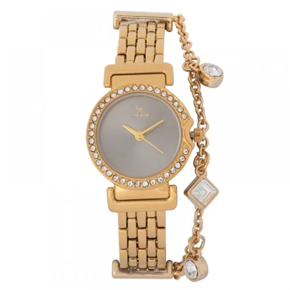 Louis Revial Women's Watch L5256, Gold with Gray Dial
