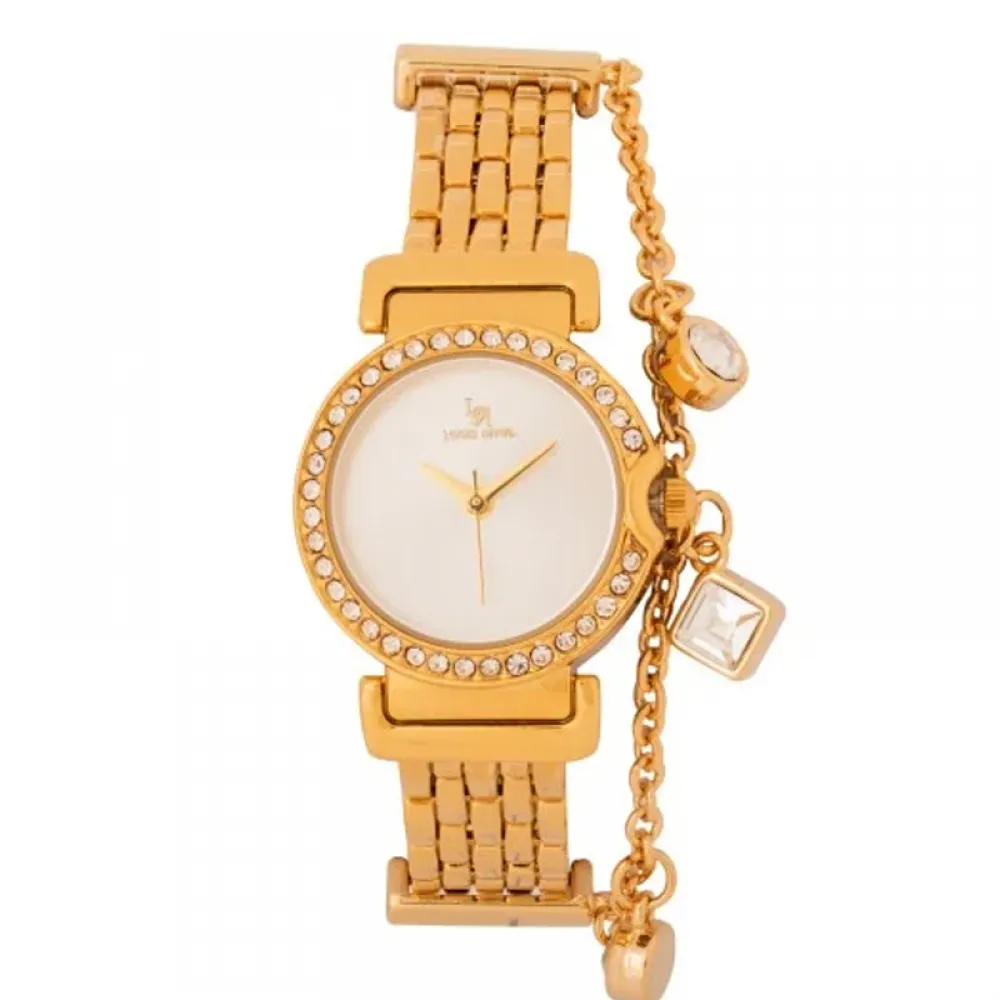 Louis Rivel women's watch L5256, gold with a white dial
