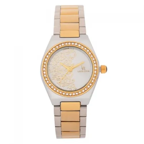  ساعة نسائي لويس ريفال L5153 لونين ذهبي ميناء ابيض 