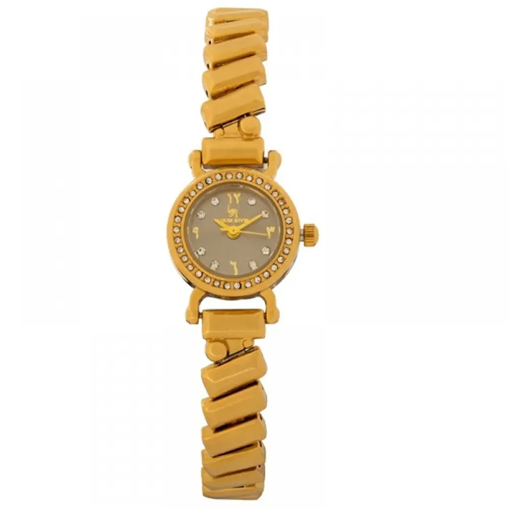 Louis Rivel Women's Watch L5338, Gold with Gray Dial
