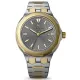 Louis Revial men's watch 1099, two-tone gold, gray dial